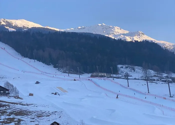 Mansarda Con Vista Panoramica Su Pista Stelvio A
