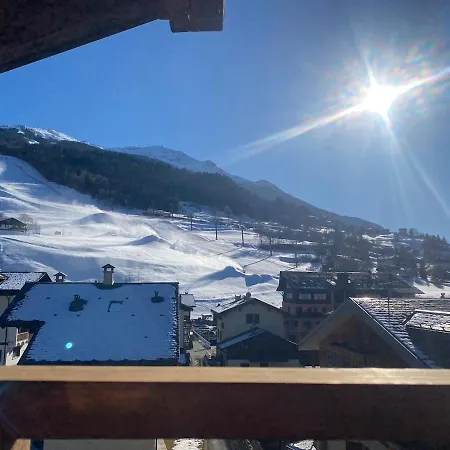 Mansarda Con Vista Panoramica Su Pista Stelvio A Appartement